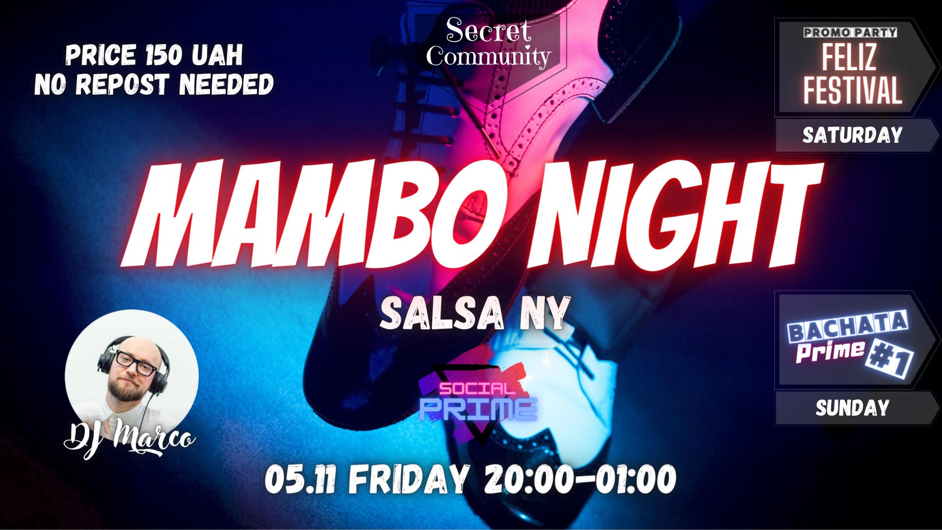 Mambo Night - Social Prime - Kyiv Latin Dance Party